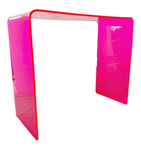 The “Tall Order” Console Table in Neon Pink
