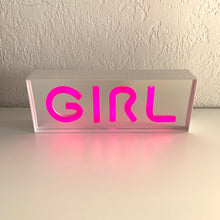 Load image into Gallery viewer, Pop Art Inspired Neon “Girl” Light